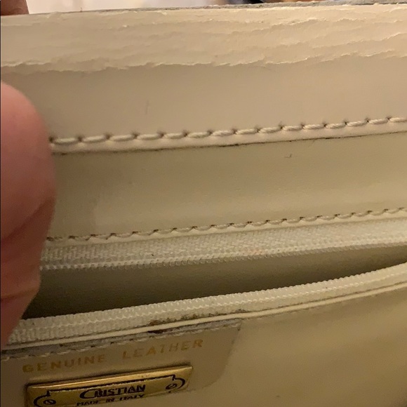 Cristian Italy vintage leather shoulder bag - Picture 7 of 7